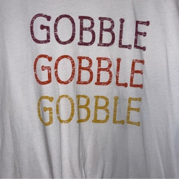 Sonoma Goods For Life Womens Thanksgiving Gobble Graphic T-Shirt L - Picture 3 of 6